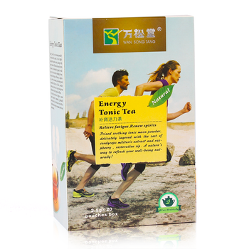 Тонизирующий чай Wan Song Tang “Energy Tonic Tea” энергетический от усталости (20 пакетиков)