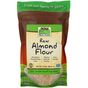 Сырая миндальная мука NOW Foods, Real Food "Raw Almond Flour" (284 г)