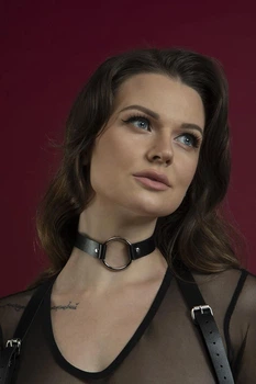 Чокер із кільцем Feral Feelings O Ring Collar Універсальний Чорний ( SO3424 )