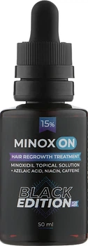 Лосьон для роста волос 15% - Minoxon Hair Regrowth Treatment Minoxidil Topical Solution Black Edition 15% 50ml (963307-75961)