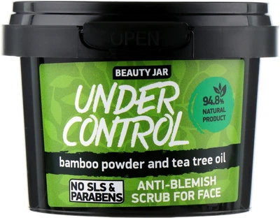 Скраб для обличчя "Under Control" - Beauty Jar Anti-Blemish Scrub For Face 120g (524549-8925)