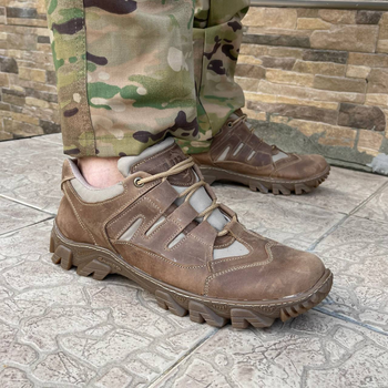 Кросівки чоловічі тактичні ЗСУ (ЗСУ) 7516 43 р 28 см коричневі (OPT-2190)