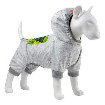 Комбинезон для собак WAUDOG Clothes, рисунок "Джокер", софтшелл, S40, B 52-57 см, С 32-37 см