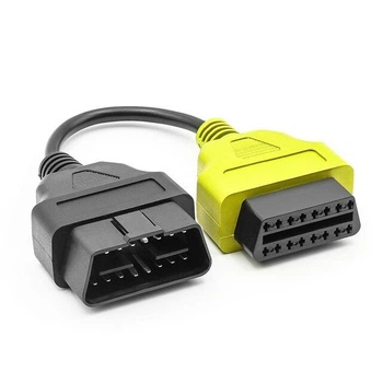 Кабель переходник для диагностики OBD2 Jeep Chrysler Dodge FIAT LANCIA Желтый 1 шт.