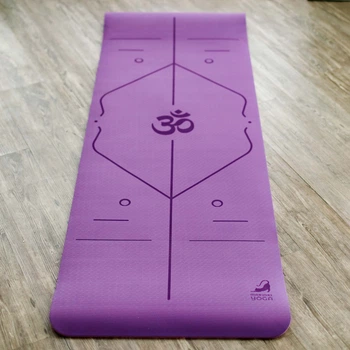 Коврик для йоги Marjari Yoga Basic 183x61x0.6 cм Purple