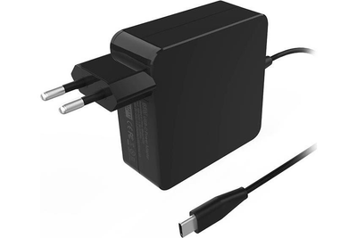 90W 87W 65W USB-C блок живлення (зарядка, мережевий адаптер) з кабелем Type-C 1.8м (Чорний) High Copy