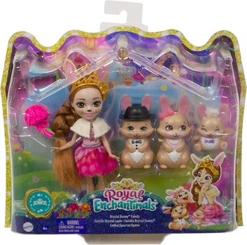 Ігровий набір Enchantimals Royals Сім'я кроликів з лялькою Брістал