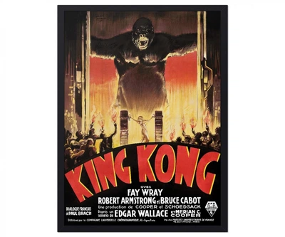 Постер CP King Kong 1933, Кіно 62х84 см (242)