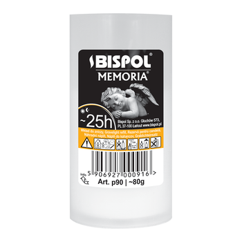 Свічка запаска Bispol Memoria на 25 годин