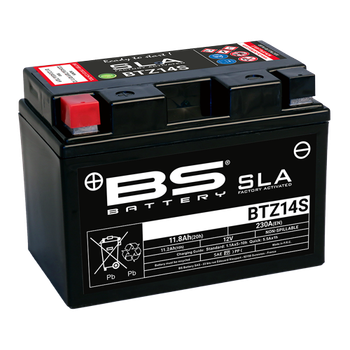 Акумулятор BS BTZ14S SLA (150 x 88 x 110) (12V 11.8Ah) чорний 300638-1