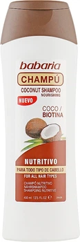 Шампунь для волос с кокосовым маслом и биотином - Babaria Coconut And Biotin Shampoo 700ml (838976-146668)