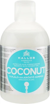 Шампунь для зміцнення волосся з кокосовим маслом - Kallos Cosmetics Shampoo with Coconut Oil 1000ml (627471-71039)