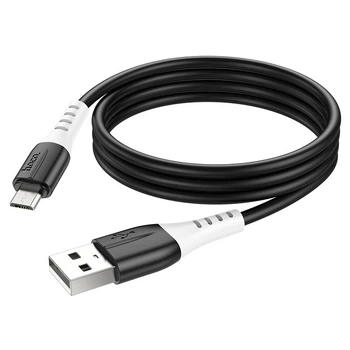 Кабель HOCO X82 USB - Micro USB (2.4A) (1M) Чорний