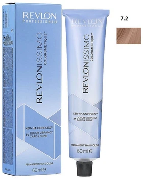 Farba do włosów Revlon Professional Revlonissimo Colorsmetique Ker-Ha Complex 7.2 60 ml (8007376057647)