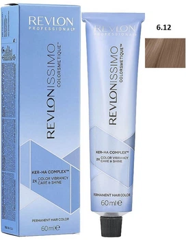 Farba do włosów Revlon Professional Revlonissimo Colorsmetique Ker-Ha Complex 6.12 60 ml (8007376058088)