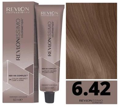 Farba do włosów Revlon Professional Revlonissimo Colorsmetique Ker-Ha Complex HC 6.42 60 ml (8007376057333)