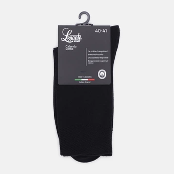 Носки мужские высокие хлопковые Levante L0237S-000 29 Black (4810226690239)