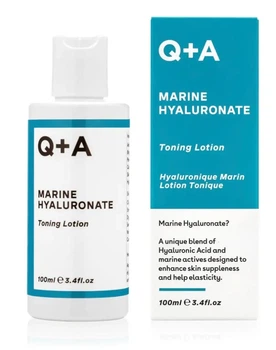 Лосьйон тонізуючий для обличчя з гіалуроновою кислотою Q+A Marine Hyaluronate Toning Lotion 100 мл