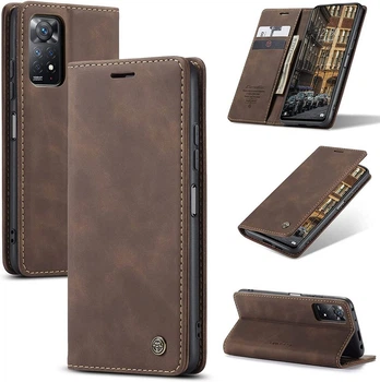 Чохол книжка з магнітом Xiaomi Redmi Note 11 Pro (4G/5G) CaseMe Dark Brown (29288-05)