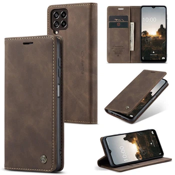 Чехол книжка с магнитом Samsung Galaxy M33 5G M336 CaseMe Dark Brown (29274-05)