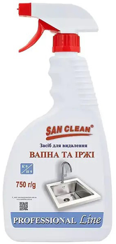 Засіб San Clean Prof Line для видалення вапна та іржі 750 г (4820003544129)