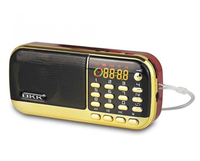 Радиоприемник USB/MP3 B836/8208 цифровой карманный + фонарик