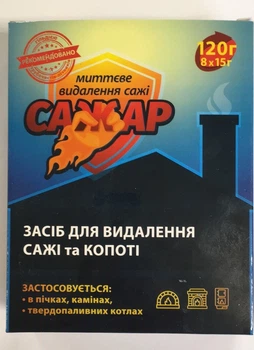 Средство для удаления сажи и копоти Силушка Сажар 120 г