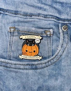 Пін / брошка гарбуз значок на Halloween