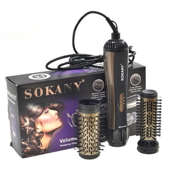 Вращающаяся фен-щетка для укладки волос Sokany SD-903