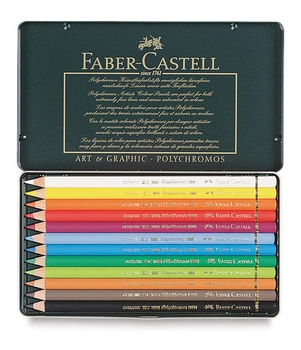 Набор цветных художественных карандашей Polychromos Faber-Castell 12цв.