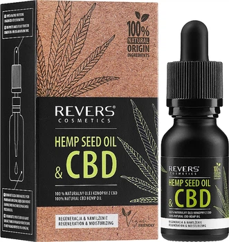 Натуральное конопляное масло - Revers 100% Natural CBD Hemp Oil 15ml (1018012-21416968)
