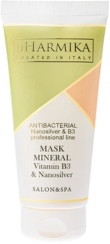 Минеральная поросужающая маска с витамином В3 и наносеребром - pHarmika Mask Mineral Vitamin B3 & Nanosilver 200ml (1120938-82611)