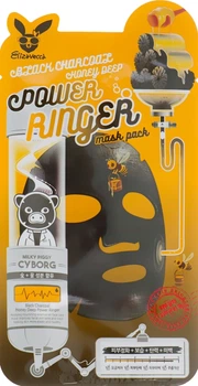 Очищающая питательная маска с древесным углем и медом - Elizavecca Black Charcoal Honey Deep Power Ringer Mask Pack 23ml (673441-1071)
