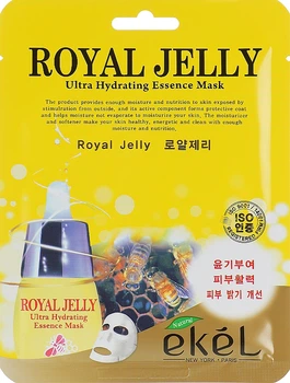 Поживна тканинна маска з бджолиним маточним молочком - Ekel Royal Jelly