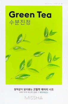 Maseczka w płachcie Missha AIry Fit Sheet Green Tea nawilżająca 19 g (8809581454729)