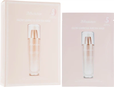Тканинна маска з перлами і трояндою - JMsolution Glow Luminous Aurora Mask 30ml (636357-1715)