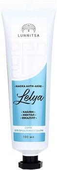 Маска анти-акне для проблемной кожи "Lelya" - Lunnitsa Face Mask 100ml (949507-45916)