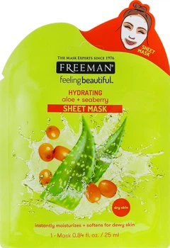 Тканевая маска для лица "Алоэ Вера и облепиха" - Freeman Hydrating Sheet Mask 25ml (596497-18429)