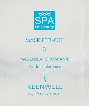 Суперзволожувальна СПА-маска № 3 - Keenwell SPA of Beauty-Mask Peel-Off 3 25g (610869-52199)