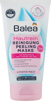 Очищающая пилинг-маска для лица - Balea Hautrein 3in1 Peeling Maske 150ml (850873-22460)