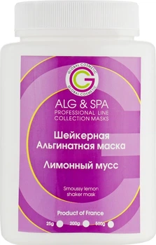 Шейкерная альгинатная маска «Лимонный мусс» - ALG & SPA Professional Line Collection Masks Smoussy Lemon Shaker Mask 25g (341669-12904)