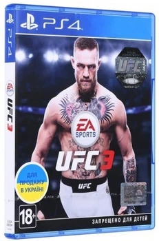 Игра UFC 3 для PS4 (Blu-ray диск, Russian subtitles)