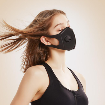 Защитная маска-респиратор с клапаном выдоха PM2.5 Unisex черный Dongguan Kingsonge Industry Co.,Ltd