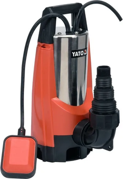 Насос для брудної води Yato YT-85343 1100 Вт, 14000 л/год, макс.висота-10 м, макс.глибина-7 м