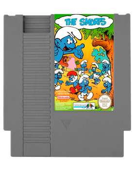 Игра Nintendo NES The Smurfs Europe Английская Версия Только Картридж Б/У