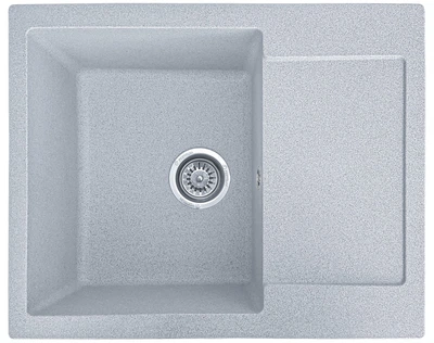 Мойка кухонная, прямоугольная, композитная Valetti 26N 62х50см Серая
