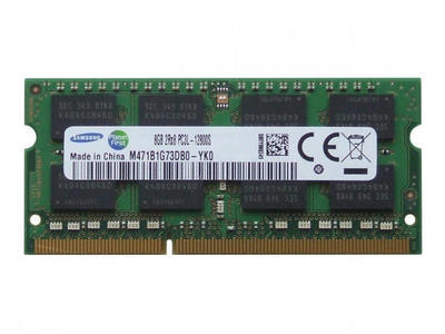 Оперативна пам'ять Samsung SODIMM DDR3-1600 8Gb PC3L-12800S (M471B1G73DB0-YK0)
