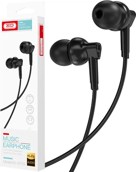 Наушники с гарнитурой XO EP33 Black (28138)
