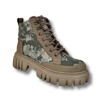 Берці жіночі зимові ТМ GERC | Тактичні черевики Койот 40 kit0105/40