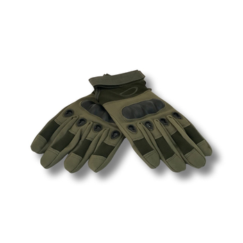 Тактичні воєнні рукавиці OKLAI Хакі Розмір M кTGL0102/М